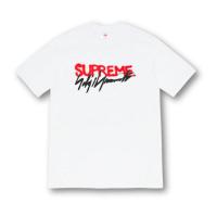 ราคา เสื้อยืดโลโก้ Supreme Yohji Yamamoto สีขาว (41355837193)