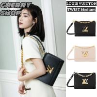ราคา หลุยส์วิตตองLouis Vuitton TWIST Medium BAG กระเป๋าสะพาย/สุภาพสตรี LV BAG (26327762573)