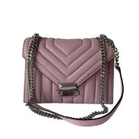 ราคา Michael Kors กระเป๋าสะพายสีชมพู กระเป๋ามือสอง (44353006097)