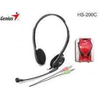 ราคา Genius HS-200C Single Jack Headset for PC/Notebook(Black)  #876 (549225713)