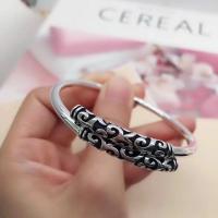 ราคา 999 เงินแท้แน่น Hoop Mantra สร้อยข้อมือโมเดิร์นสไตล์เดียวกันเงินสเตอร์ลิงผู้ชายผู้หญิง Big Talk Westward Journey Golden Hoop Stick Supreme Treasure Valentine (40718128856)