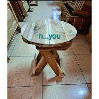 ราคา เก้าอี้นั่ง เก้าอี้พับ แบบกลม งานไม้สัก (22129757579)