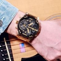 ราคา นาฬิกาหนังผู้ชาย,นาฬิกาควอตซ์ Chronograph สำหรับผู้ชาย (43802520346)