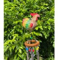 ราคา โมบายแขวน ไก่ไม้แกะสลักสี โชคลาภเสริมดวงค้า ขายหาเงินหาทอง (4031387780)