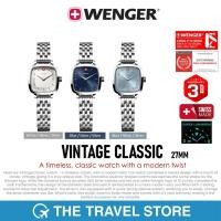 ราคา Wenger VINTAGE CLASSIC 27mm A timeless, classic watch with a modern twist นาฬิกาผู้หญิง สวิสแท้ 100% (27761152115)