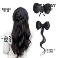 ราคา Trendyzone กิ๊บติดผมโบว์, ธรรมชาติปุย Bowknot วิกผม Hairpin, แฟชั่น 12 นิ้ว Y2K สังเคราะห์ผมผมหางม้าคลิปวิกผมผู้หญิง (29383107178)