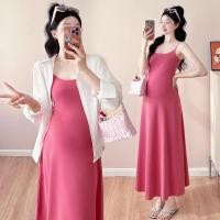 ราคา ชุดคลุมท้องฤดูร้อนชุดสลิงฤดูร้อนชุดชุดคลุมท้องชุดกระโปรงแฟชั่น Nightdress Slim-fit ชุดคลุมท้อง (40117723315)