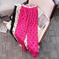 ราคา กางเกงขายาว Celine งานผ้าซาติน ใส่สบายสุดๆ เอว 30" เป็นยางยืด สะโพก 38" (27600445677)