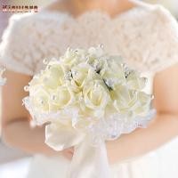 ราคา [โคลแวร์] ช่อดอกไม้เจ้าสาวเทียม, ช่อดอกไม้แต่งงานเพื่อนเจ้าสาวเจ้าสาว, งานแต่งงานโยน (40156869524)