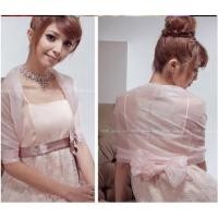 ราคา ผ้าคลุมไหล่ไหมแก้ว สีชมพูโอโรส (A0001) 70x190 cm สินค้าพร้อมส่ง (1758992747)