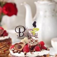 ราคา ป้ายอะคริลิควันเกิด นางเงือก ป้ายปักเค้ก ป้ายแต่งเค้ก พร้อมส่งในไทย (25865444557)