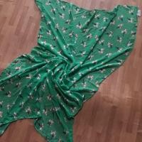 ราคา Ragazzina scarf ผ้าคลุมไหล่ ผ้าพันคอสีเขียว (23668501675)