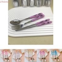 ราคา DALTON 3 ชิ้น/เซ็ตชุดอาหารเย็นนักเรียน,ช้อนส้อมตะเกียบพลาสติก Handle ชุดช้อนส้อม, My Melody Cinnamoroll Kuromi Pochacco พร้อมกล่องชุดบนโต๊ะอาหารสแตนเลส (29140601378)