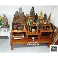 ราคา โต๊ะหมู่บูชาหมู่ 9 หน้า 8 ไม้ทุเรียน หน้าโต๊ะ 133 ซม. (2170428760)