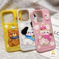 ราคา เคสไอโฟน 11 สำหรับ iPhone 13 15 16 11 14 12 Pro Max 15 14 16 6 6S Plus XR X XS ปกใสลายการ์ตูนกระต่ายหมีลูกสุนัขน่ารัก (40812593435)