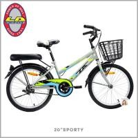 ราคา LA Bicycleจักรยาน 20นิ้ว Sporty *ล้ออลูมิเนียม* จักรยานแม่บ้าน จักรยานเด็กโต จักรยานMTB จักรยาน (2003216181)