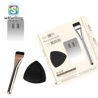 ราคา ตัวเอง พัฟฟองน้ํา ถาดจานสี, แต่งหน้า Applily ฐานไม่มีรอยต่อแต่งหน้าพัฟแปรงแต่งหน้า, สับปะรดสีดําอเนกประสงค์ปุยผสมแปรงผู้หญิงเครื่องมือควา (29392278053)