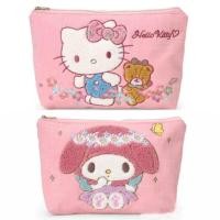 ราคา พร้อมส่ง กระเป๋าเครื่องสำอางค์ ใส่ของจุกจิก งานปัก คิตตี้ มายเมโลดี้ น่ารักมากค่ะ (43212508333)