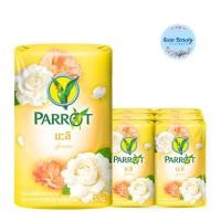 ราคา (6ก้อน/แพ็ค) Parrot Soap 60 g พฤกษานกแก้ว สบู่ก้อน กลิ่นมะลิ สีเหลือง (25002875404)