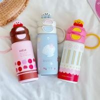 ราคา RAINBOW CUPกระติกน้ำร้อนลายการ์ตูน แก้วน่ารัก สีโดปามีนเข้าชุด กระติกน้ำร้อนสแตนเลส แก้วพกพา 500ml (41659890502)