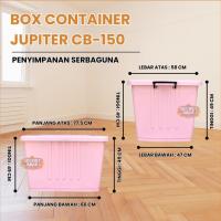 ราคา กล่องคอนเทนเนอร์ 150 ลิตร + ล้อ - กล่องพลาสติก / กล่องคอนเทนเนอร์ (43660247424)