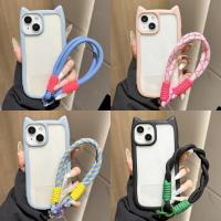 ราคา เคสโทรศัพท์หูแมว for iPhone 11 13 16 Pro Max iPhone 14 15 Pro Max 12 13 Pro Max 13 14 Pro เคสโทรศัพท์มือถือมีสายคล้อง (28730213871)
