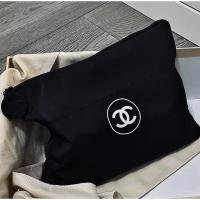 ราคา Chanel กระเป๋าเครื่องสําอาง ผ้าฝ้าย ทรงคลัทช์ แบบพกพา สําหรับเดินทาง (23486062971)