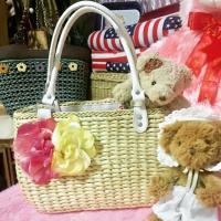 ราคา กระเป๋าสานสะพายข้างงานสานญี่ปุ่น (444297867)