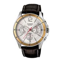 ราคา Casio นาฬิกาผู้ชาย สายหนังสีน้ำตาล Gent sport รุ่น MTP-1374L,MTP-1374L-7A,MTP-1374L-7AVDF (24714944237)