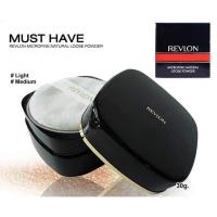 ราคา ส่งKerryฟรี! แป้งฝุ่น Revlon Microfine Natural Loose Powder 30g (1918568673)