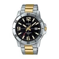ราคา Casio Standard นาฬิกาข้อมือผู้ชาย สายแสตนเลส รุ่น MTP-VD01SG,MTP-VD01SG-1B,MTP-VD01SG-1BVUDF (4320385015)
