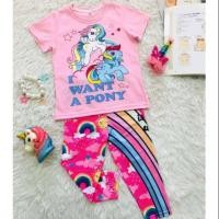 ราคา ชุด Set โพนี่ขายาวผ้ายืด (4336115857)