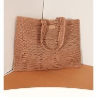 ราคา Burberry Brown Straw Bag Goddess Raffia Tote Bag Counter New Style Gift Large Capacity Cosmetic Bag (42267773752)