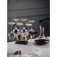 ราคา คริสตัล Burgundy แก้วไวน์แดงขวดเหล้าชุดครัวเรือนแก้วไวน์หรูหรา High-End ขนาดใหญ่ Goblet Dispensing ไวน์ (41872909303)