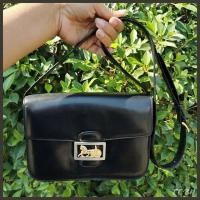 ราคา Celine Vintage Horse Carriage Box Crossbody (5313900219)