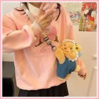 ราคา INS สไตล์แต่งตัว Denim Butter Bear กระเป๋าเป้สะพายหลังตุ๊กตาของเล่นตุ๊กตากระเป๋าสะพายข้างน่ารัก (40458987404)