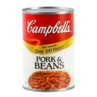 ราคา Campbells Pork Beans in Sauce 420g.แคมเบลล์ถั่วหมูในซอส 420กรัม วัตถุดิบ อาหารกระป๋อง ผักกระป๋อง (8337984640)