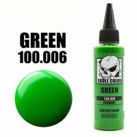 ราคา สีเขียว SKULL COLOR สีพร้อมใช้สำหรับงานแอร์บรัช (1433442231)