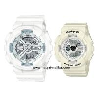 ราคา ของแท้ G-SHOCK x BABY-G SET คู่รัก รุ่น GA-110LP-7A x BA-110PP-7A Pair set Punching Pattern (1845739063)