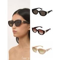 ราคา ของแท้ Chloe สุภาพสตรีแว่นกันแดดแฟชั่นที่เรียบง่ายผู้หญิงแว่นตากันแดด CH0237SK (28618337251)