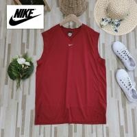 ราคา เสื้อกีฬา Nike dri-fit มือ2 ของแท้ สีแดงเข้ม ไซส์ใหญ่ 2XL (20671979794)