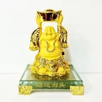 ราคา พระสังกัจจายน์ชูก้อนทอง# พระสังกัจจายน์ ฐานกระจก พร้อมส่ง (9525168425)