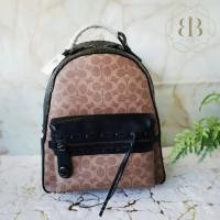 ราคา พร้อมส่ง แท้ นำเข้า Coach Campus Backpack In Signature Canvas With Whipstitch (37466) (5791889276)