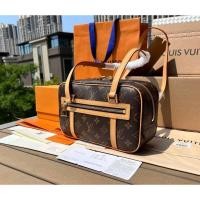 ราคา Medieval LOUIS VUITTON CITE Retro Classic กระเป๋ากล้องหนังวัว ปรับสายคล้องไหล่ได้ เหมาะสำหรับทั้งการถือและการสะพาย (42220756034)