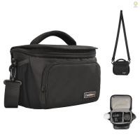 ราคา Cwatcun กระเป๋ากล้อง Travel Camera กระเป๋าสะพายกันน้ํา Shock-proof Camera Case สําหรับกล้อง Mirrorless ที่ถอดออกได้ Dividers และสายคล้องไหล่ (28139583030)