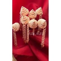 ราคา ปิ่นปักผมลายดอกพิกุลสีพิงค์โกลด์ (7254796179)