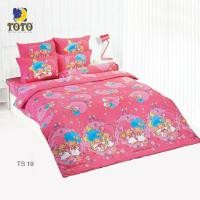ราคา โตโต้ ลิตเติ้ลทวินสตาร์ TS19 : TOTO ชุดผ้าปูที่นอน6ฟุต พร้อมผ้านวมเย็บติด ขนาด 90” x 97” จำนวน5ชิ้น LITTLE TWIN STARS (2650449946)
