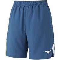 ราคา Mizuno Tennis Badminton Game Pants Japan Association Certified Unisex 62JBB022 Navy Blue x Neo Lime White XS (43515264163)