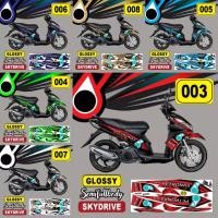 ราคา รูปลอก / สติ๊กเกอร์ / Striping skydrive 125 R / อุปกรณ์เสริมสําหรับ Suzuki skydrive 125 S (18389995147)