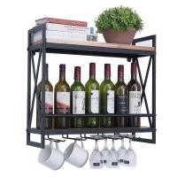 ราคา เธอชั้นวางครัวเรือนแขวนผนังแขวนชั้นวางขวดชั้นวางไวน์แดงตกแต่งชั้นวางไวน์กุณโฑแร็คแขวนผนังไวน์ศิลปะเหล็ก 30วีจี (42614224334)